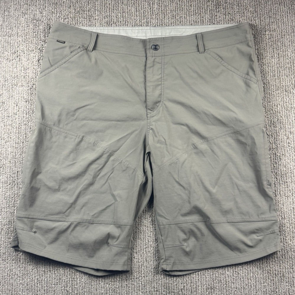 Kuhl Renegade Shorts Mens 42 Cargo Outdoor Hiking Polyester Beige